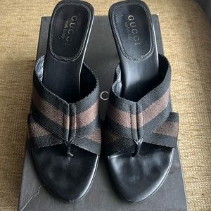 Gucci Thong Heels Tom Ford Era!!! Rare Vintage Y2K